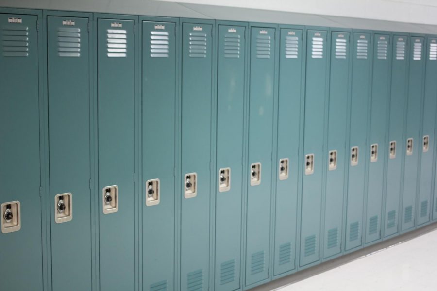 Around 30% of these lockers have fallen into disuse, with many students saying they do not even remember where their locker is. Photo by Caden Moe