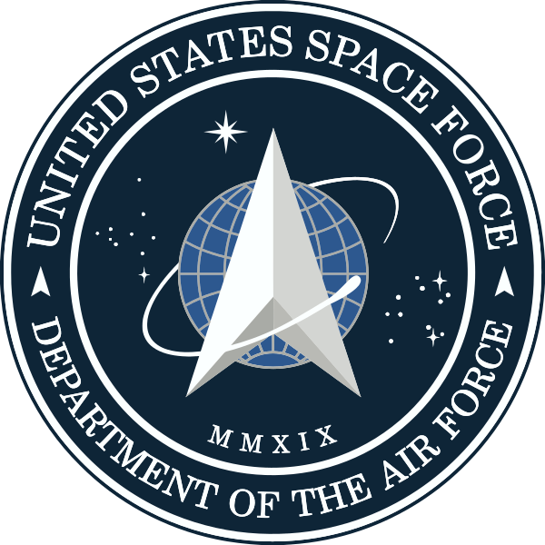 The logo of the new US Space Force is used for commentary purposes only. Photo provided by Wikipedia
