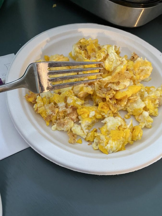 Pictured+are+scrambled+eggs+made+for+breakfast+by+opinion+editor+Caden+Moe.+Eggs+are+one+of+the+best+sources+of+protein%2C+and+are+thus%2C+a+healthy+choice+for+breakfast.+%28Photo+by+Caden+Moe%29.