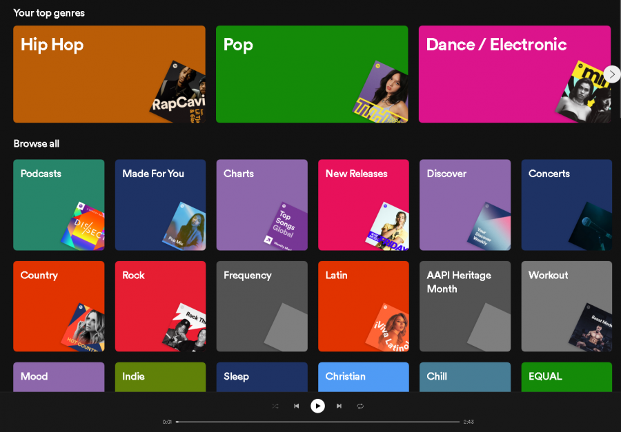 Spotify is one of the top music streaming apps on the market today. They have arguably the best playlists for all types of different genres. Most music lovers use Spotify because of its easy to navigate and has a friendly user interface.