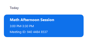 Many students are finding that afternoon Zoom sessions are helping them better communicate with teachers.