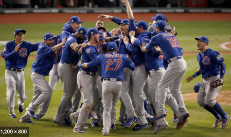 The Cubs winning a World Series after a 107 year drought on November 2nd, 2016.
Photo provided by Getty Images