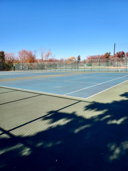 Grayslake Central’s tennis courts, where Malaczek and Hoffmann trained and practice throughout the tennis season. 