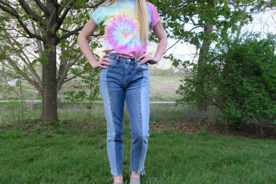 A tie dye shirt styled by Emily Breines.
Photo by Hayley Breines