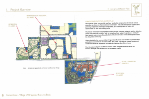 A 2009 rendering of the Cornerstone site as shown in a resource packet submitted to the Village of Grayslake. The plan has been in development for 12 years and is now finally starting to show signs of moving forward.
