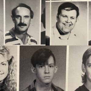 Clockwise, Life Fitness teacher Tom Wittum, Science teacher Michael Patrick, and former student Sam Loeffler. Patrick and Wittum were two former GCHS teachers who made a particularly strong impression on a young Loeffler.