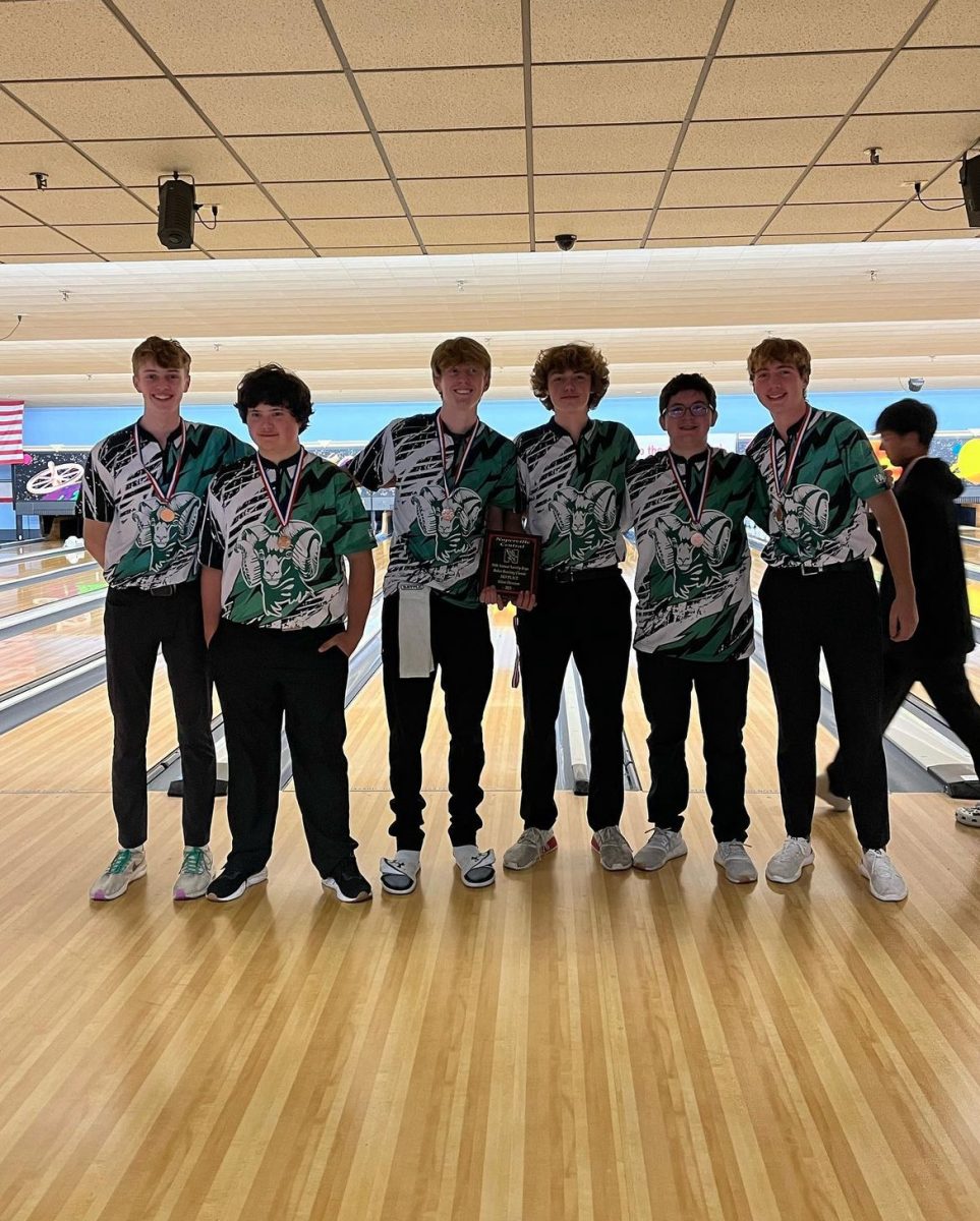 The GCHS varsity boys bowling team
earned third place in the Silver Division at the Baker Tournament in November 2023.