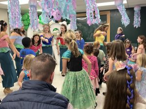 GCHS theater cast members led tea party attendees in song and dance throughout the event.