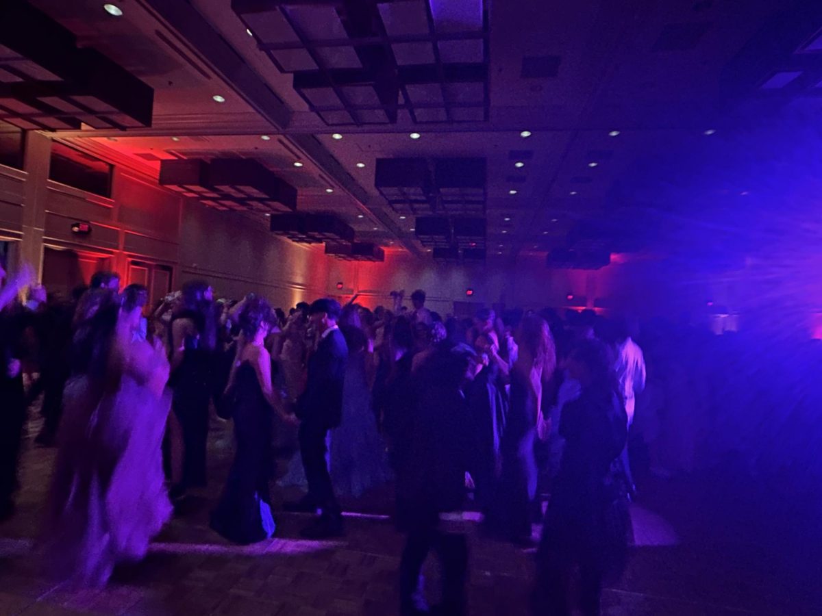 Grayslake Central students dance to music at the 2026 prom.